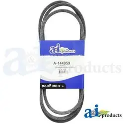 A & I Products A-144959 Deck Belt, Wrapped, 1/2 in W, 0.374 in Thick, Brown