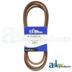 A & I Products A-75404219 Deck Belt, Wrapped, 1/2 in W, 0.394 in Thick, Brown