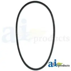 A & I Products A-7540430 Drive Belt Set, Raw Edge Cogged, 3/8 in W, 0.34 in Thick, Black