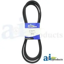 A & I Products A-191273 Deck Belt, Wrapped, 5/8 in W, 0.443 in Thick, Black