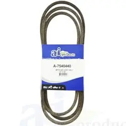 A & I Products A-7540440 Deck Belt, Wrapped, 1/2 in W, 0.332 in Thick, Black