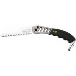 WICKED TREE GEAR WTG-001 Tough Hand Saw, 7 in L Blade, HCS Blade, Ergonomic Handle, Aluminum/Rubber Handle