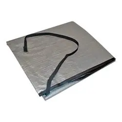 Frost King AC2H Window Air Conditioner Cover, 16 in L, 27 in W, 6 Thick Material, Polyethylene, Silver