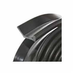 Frost King G9H Garage Door Bottom Kit, 2-1/4 in W, 9 ft L, Rubber, Black