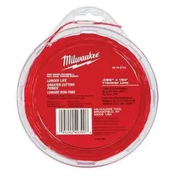 Milwaukee 49-16-2712 Trimmer Line, 0.080 in Dia, 150 ft L, Polymer, Black