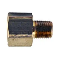 K-T INDUSTRIES 6-5216 Reducer Adapter, 3/8 x 1/4 in, MNPT x FNPT, Brass