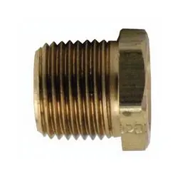 K-T INDUSTRIES 6-5225 Bushing Reducer, 3/8 x 1/2 in, MNPT x FNPT, Brass