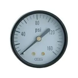 K-T INDUSTRIES 6-5473 Pressure Gauge, Rear-Mount