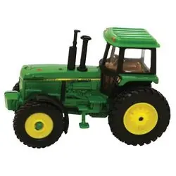John Deere Toys Collect N Play 46574 Toy Tractor with Cab, 3 years and Up, Metal, Green