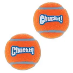 Chuckit! 074023 Dog Toy, M, Ball, Rubber, Blue/Orange