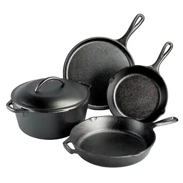 Lodge 5 Piece Cast Iron Cooking Set L5HS3