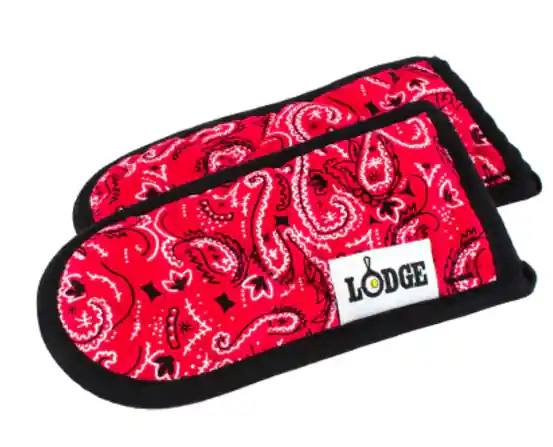 Lodge Bandana Hot Dandle Holders - 2 PC.