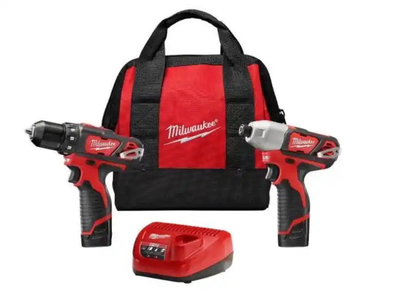 Milwaukee M12 12-Volt Cordless Drill Driver/Impact Driver Combo Kit