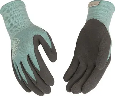 Kinco Women‘s Bamboo Knit Shell and Latex Palm Work Gloves