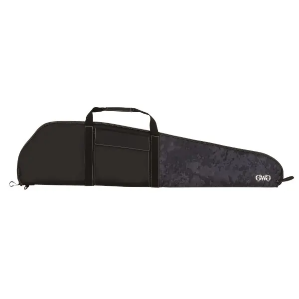 Girls With Guns Midnight Lockable Rifle Case, 46"L Scoped/Non-Scoped Rifles, Black/Shade Blackout Camo