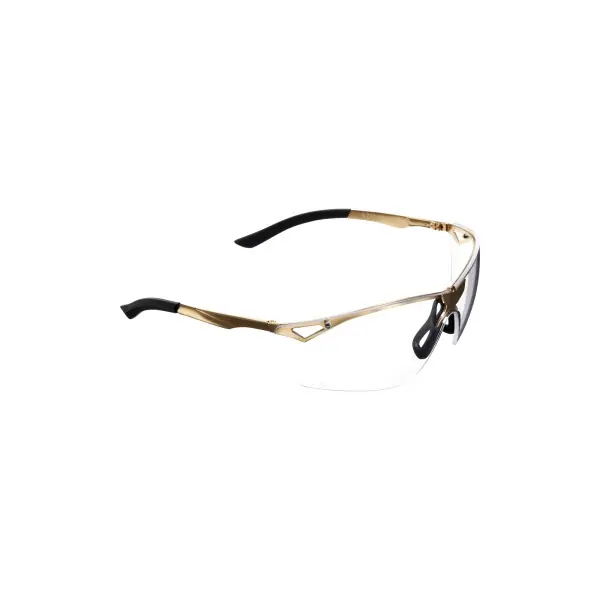 Girls With Guns Afire Protective Shooting Safety Glasses, Anti-Scratch/Fog/UV Coated, Gold