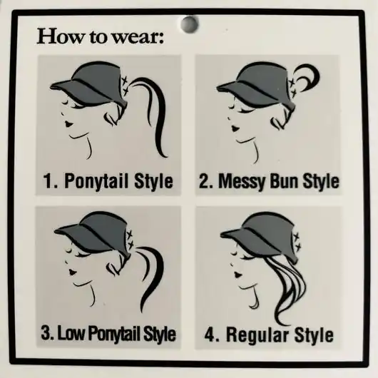 C.C Women‘s Criss Cross Pony Cap - Navy
