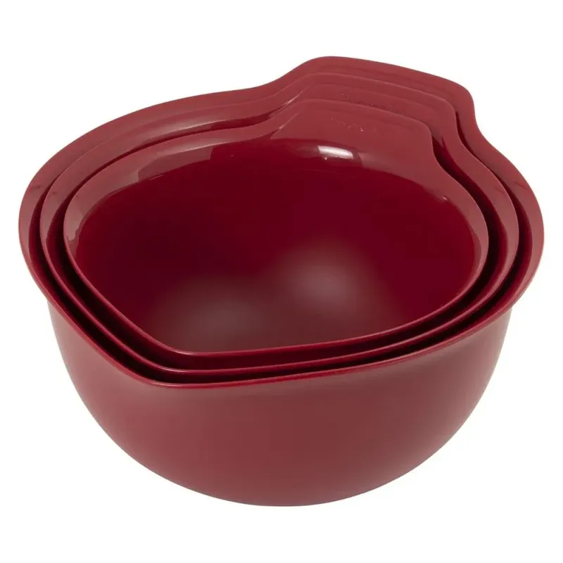 KitchenAid Mixing Bowls Set of 3 - Red