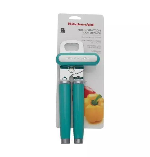 KitchenAid Multi-Function Can Opener - Aqua Sky