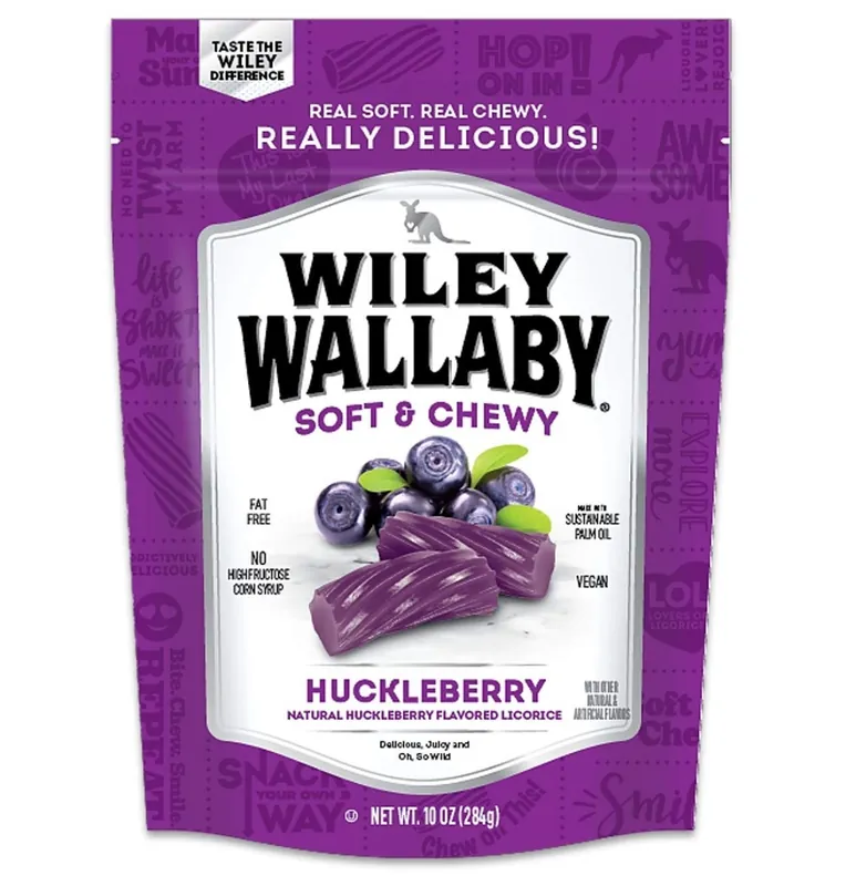 Kenny‘s Wiley Wallaby Gourmet Licorice, Huckleberry - 10 oz.