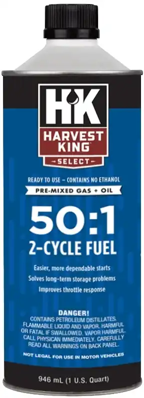 Harvest King Pre-Mixed Fuels 50 1 Gas to Oil - 32 oz.