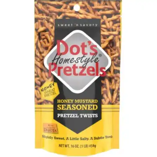 Dot‘s Homestyle Pretzels - Honey Mustard Flavor - 16 oz.
