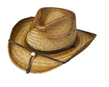 Broner Tea Stained Straw Western Hat