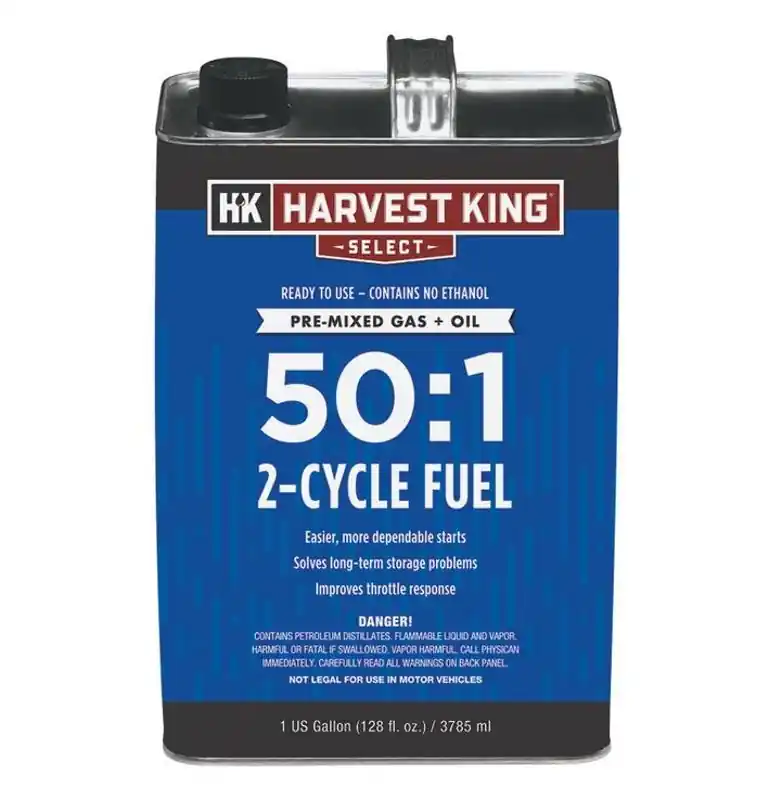 Harvest King Pre-Mixed 50 1 2-Cycle Ethanol Free Fuel - 1 Gallon
