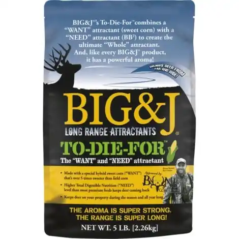 BIG & J To-Die-For Long Range Granular Deer Attractant - 5 lbs.