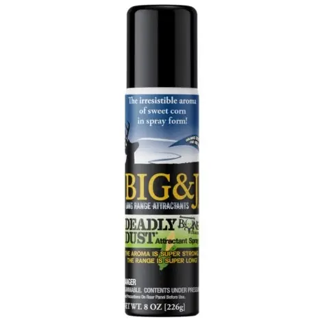 BIG & J Deadly Dust Deer Attractant Spray - 8 oz.