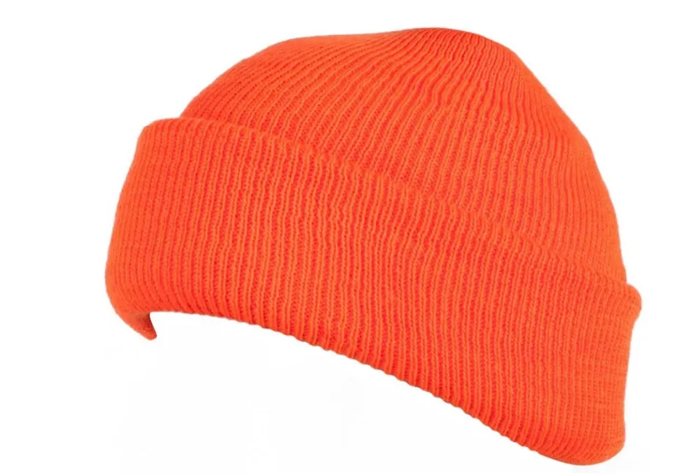 QuietWear Heavy Duty Hunting Safety Fat Cap - Blaze