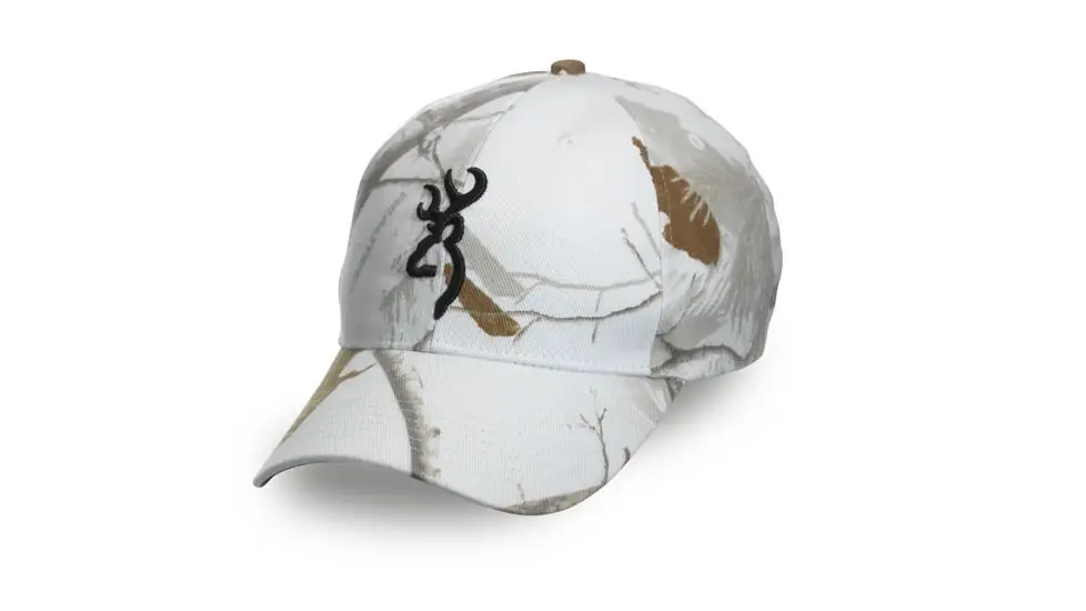 Browning Men‘s Rimfire Snow Camo Hat - One Size Fits All