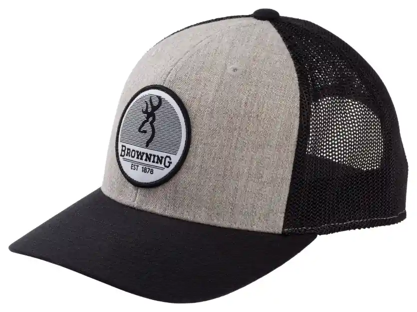 Browning Men‘s Circuit Heather Grey Hat - One Size Fits All