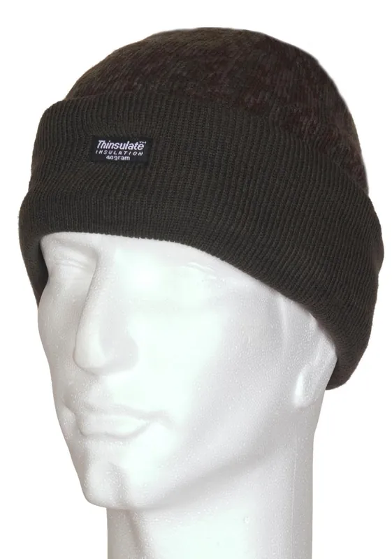Huntworth Acrylic Knit Reversubke Watch Cap - Camo/Orange