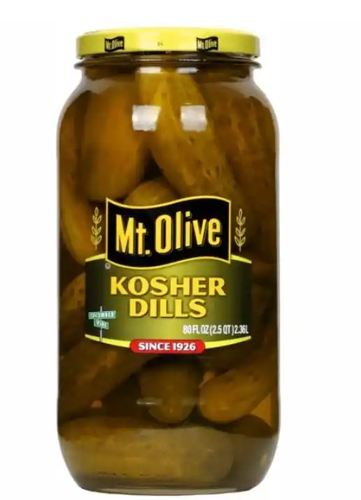 Mt. Olive Whole Kosher Dill Pickles - 80 Oz.