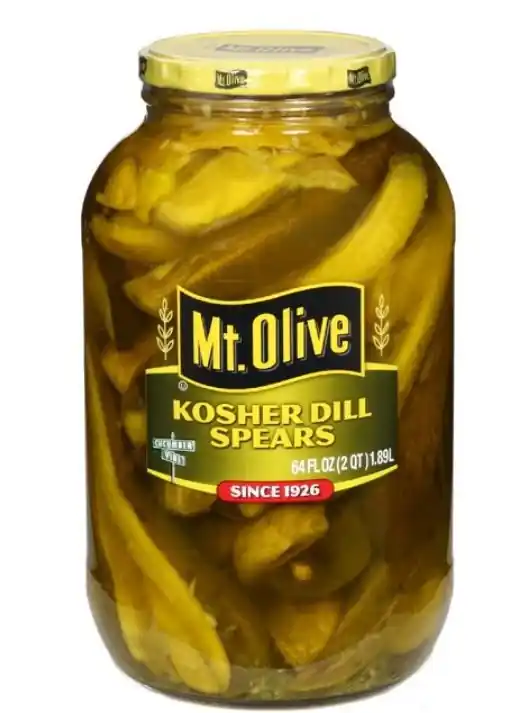 Mt. Olive Kosher Dill Pickle Spears - 64 Oz.