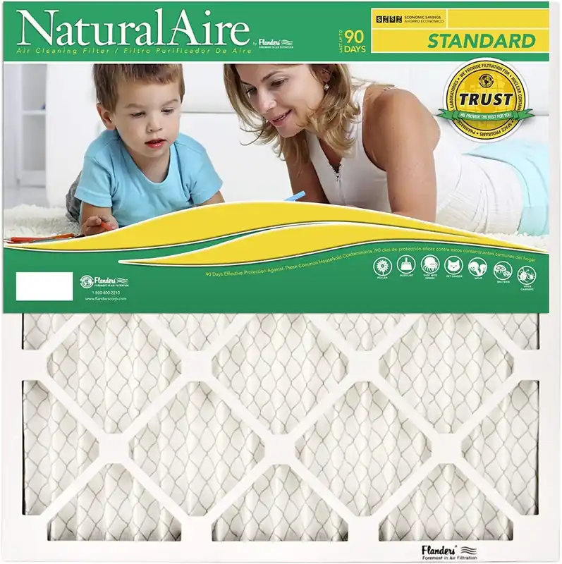 NaturalAire Standard Pleat Furnace Filter 16"x25"x1"