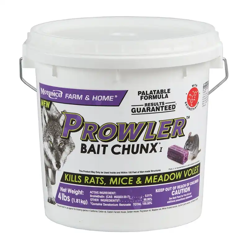 Motomco Prowler Bait Chunx I 4lb Pail