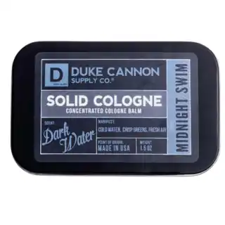 Duke Cannon Supply Midnight Swim Solid Cologne Sea Grass + Sandalwood Scent