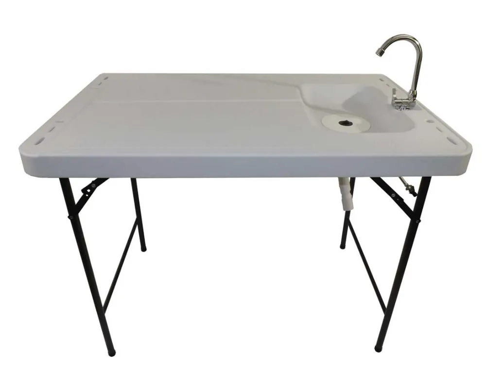 Old Cedar Outfitters 2 Man Cleaning Station with Folding Faucet