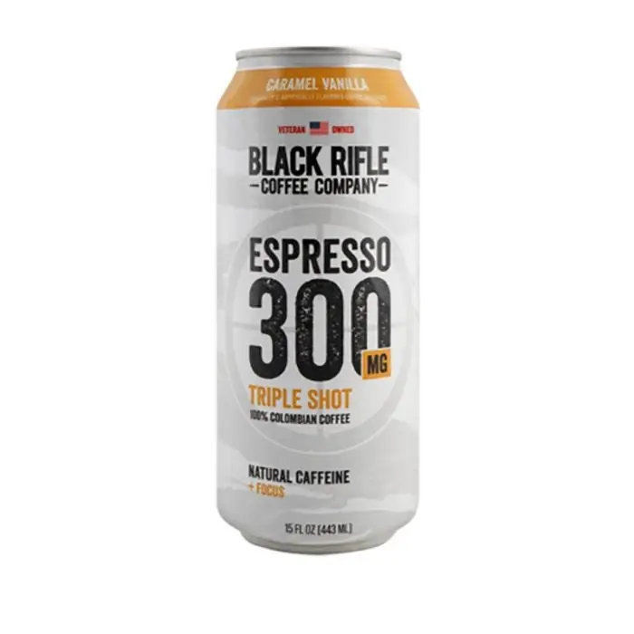 Black Rifle Coffee Espresso 15 OZ Can - Caramel Vanilla
