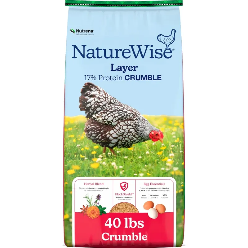 Nutrena Nature Wise Layer Crumble Feed - 40lbs.