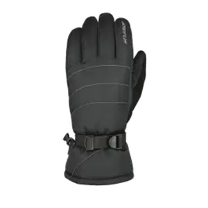 seirus 1248-L/XL Comfort Stitch Gloves, Men‘s, XL, Gauntlet Cuff, Pro Fabric/ToughTek, Black