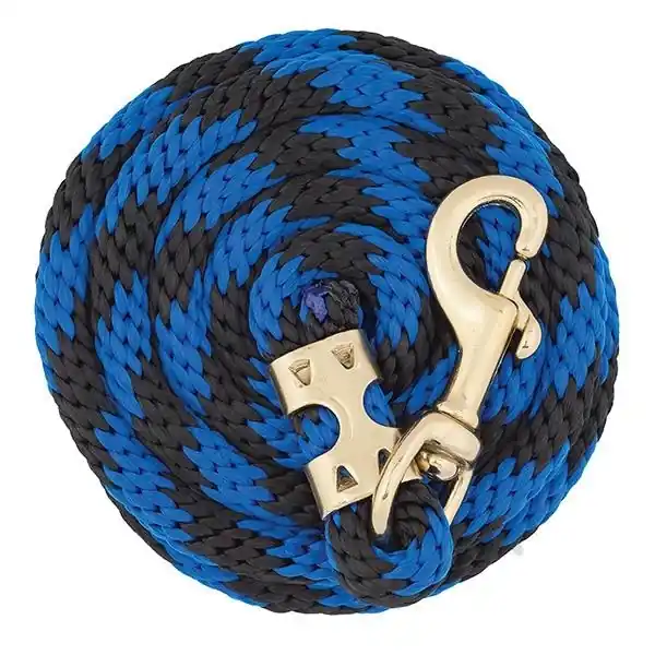 WEAVER LEATHER 35-2155-T24 Lead Rope, 5/8 in, 8 ft L, Polypropylene Line, Cornflower Blue
