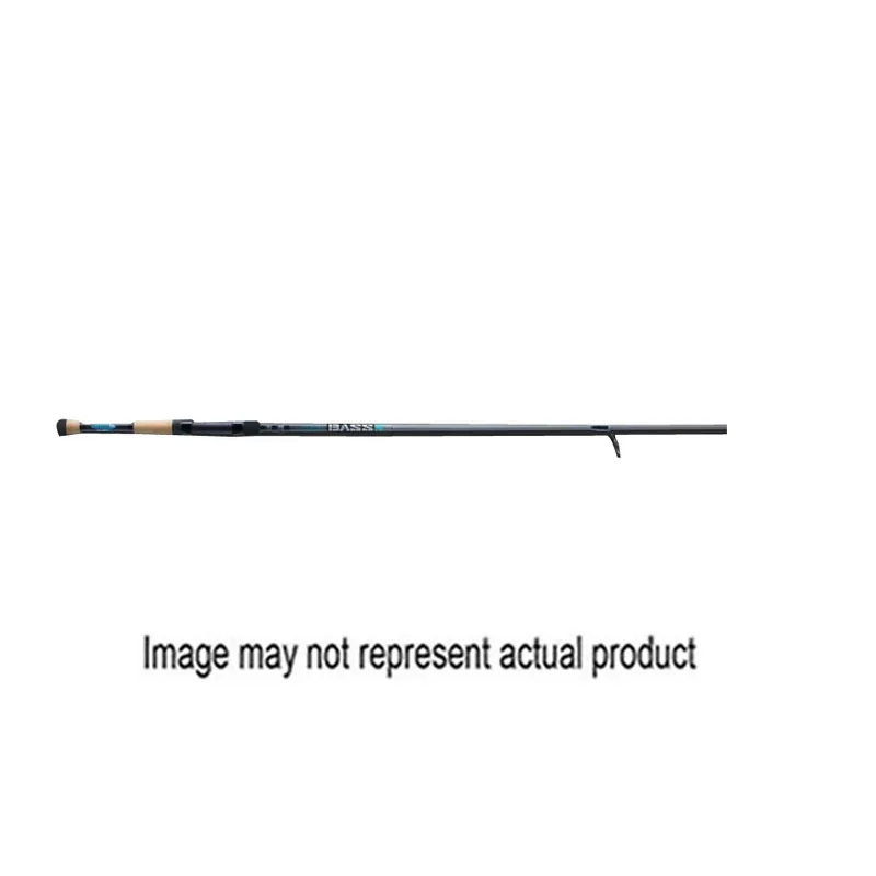 ST. CROIX ROD Bass X BXS68MXF Spinning Rod, 6 ft 8 in OAL, Split Grip Handle, Black