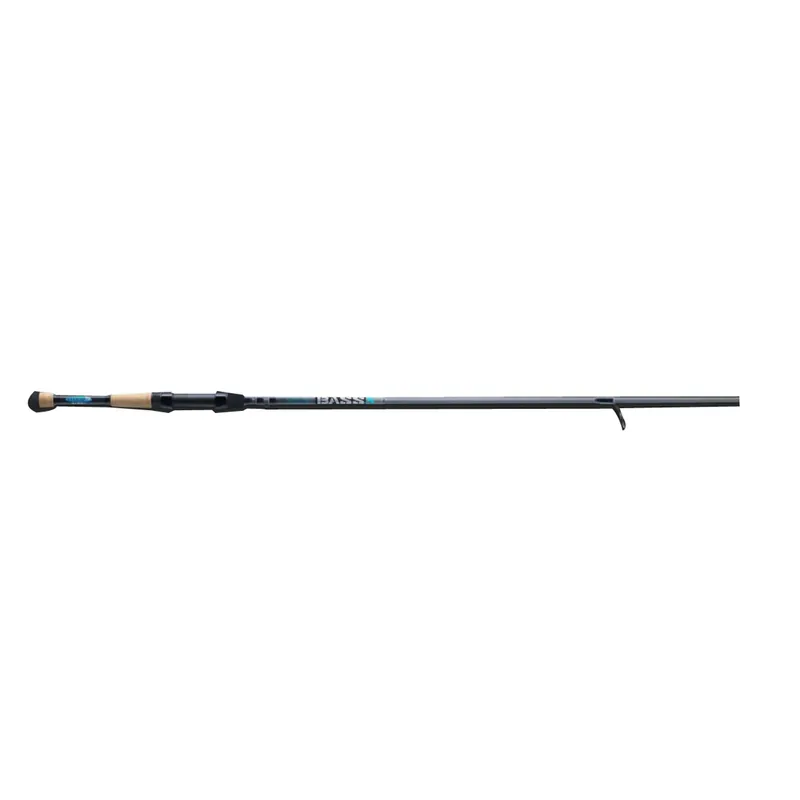 ST. CROIX ROD Bass X BXS71MF Spinning Rod, 7 ft 1 in OAL, Split Grip Handle, Black