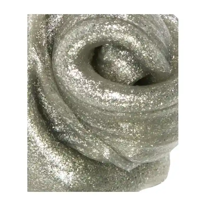 CRAZY AaRONS Thinking Putty PL011 Pure Platinum Putty, 3 years and Up, Silicone, Metallic Silver