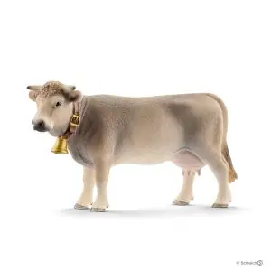 Schleich-S 13874 Toy, Braunvieh Cow
