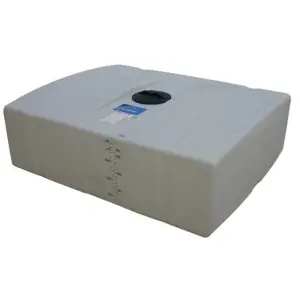 Ace Roto-Mold LP0200-RT Rectangular Tank, 200 gal Tank, Polyethylene, White