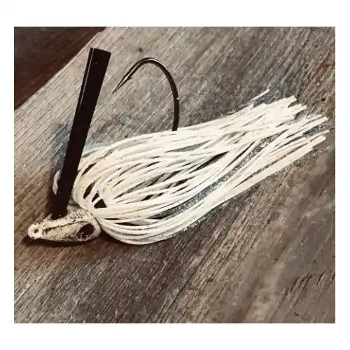 StarJigs Ghost Jig SW-GHOST-CRAW Fishing Lure, Bass, Silicone, Black/Purple/White Lure